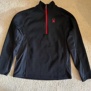 Spyder 1/2 zip knit Outbound jacket size large